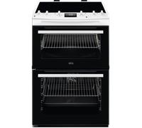 AEG CIX6540ACW 5000 Series SurroundCook White Freestanding 60cm Electric Induction Double Cooker