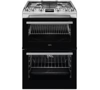 AEG CKX6540ACM - Stainless Steel Dual Fuel Cooker - 77/39L - A Energy Rating