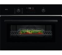AEG CombiQuick TK6NK501B Built-in Combination Microwave - Black, Black
