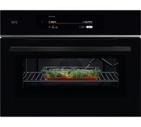 AEG 9000 Series CombiQuick Built-In Combination Microwave Oven - Black