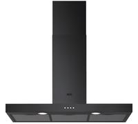 Aeg DBX3951R 90cm Chimney Hood, LED lighting, Powder Black with Black Grease filters