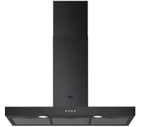 AEG 6000 ExtractionTech DBX3951R 90cm Chimney Cooker Hood - Black, Black
