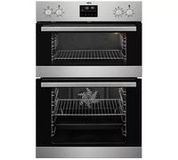 AEG 6000 Series SurroundCook Built In Double Oven, DCB535060M, 61L, Catalytic Self Clean, LED Display, Multilevel Cooking, Stainless Steel, Anti-fingerprint, Grill, Pizza, AirFry Setting, Defrost, A+