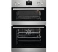 AEG 6000 Series SurroundCook Built In Double Oven, DCB535060M, 61L, Catalytic Self Clean, LED Display, Multilevel Cooking, Stainless Steel, Anti-fingerprint, Grill, Pizza, AirFry Setting, Defrost, A+