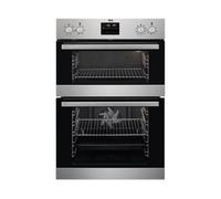 AEG 6000 Series SurroundCook Built In Double Oven, DCB535060M, 61L, Catalytic Self Clean, LED Display, Multilevel Cooking, Stainless Steel, Anti-fingerprint, Grill, Pizza, AirFry Setting, Defrost, A+