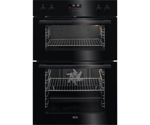 AEG DCE531160B 6000 Series Electric Built-In Double Oven - Black