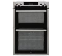 Aeg Dcs431110M_Ss Built-In Electric Double Oven - Stainless Steel Effect