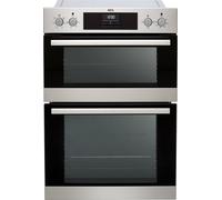 AEG DEB331010M SurroundCook Built-In Electric Double Oven, Stainless Steel, A Rated A