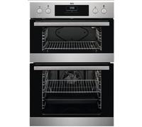 AEG DEB331010M SurroundCook Built-In Electric Double Oven, Stainless Steel A