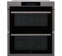 AEG 6000 SurroundCook Built Under Oven DUE731110M, 84L Combined Capacity, 59.4 cm, Multilevel Cooking, Antifingerprint Coating, Catalytic Cleaning, LCD Display, Child lock, Stainless Steel