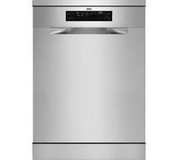 AEG 6000 Series Freestanding Dishwasher FFB74917ZM, 14 settings, 60cm, Airdry and SatelliteClean Technology, GlassCare, Delay Start, XtraPower, Adjustable Basket, dB44, 850x598x622mm, Grey, Class C