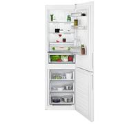AEG Fridge Freezer 6000 Series RCB632E3MW, 186 cm, 230/101L, Class E, White | 230/101 L capacity, 186 cm, white, TwinTech No Frost, MultiFlow