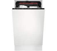AEG 7000 Series Built-In Dishwasher, FSE73507P, with AirDry Technology, Integrated Dishwasher with 10 Settings, QuickSelect Touchscreen, 44 dB, 45cm, [Energy Class D]