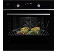 AEG GA5PB501AB 5000 SurroundCook Built-in Oven with SteamBake& Pyrolytic - Black