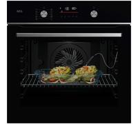 AEG GA5PB501AB 5000 SurroundCook Built-in Oven with SteamBake& Pyrolytic - Black