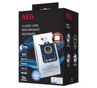 AEG GR201SMER S-Bag Vacuum Cleaner Bags Mega Pack, 12 Pack, White