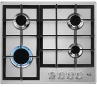 AEG HGB64200SM 60cm 4 Burner Gas Hob - STAINLESS STEEL