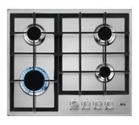 AEG HGB64200SM 60cm 4 Burner Gas Hob - STAINLESS STEEL