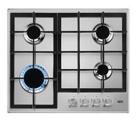 AEG HGB64200SM 60cm 4 Burner Gas Hob - STAINLESS STEEL