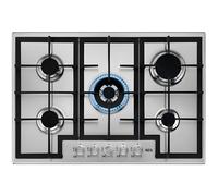 AEG HGB75400SM 75 cm Gas Hob - Stainless Steel, Stainless Steel