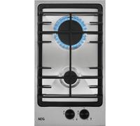 AEG HGX3220SM 29cm Gas Hob - Stainless Steel, Stainless Steel