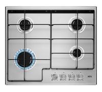 AEG HGX6400SM 60cm 4 Burner Gas Hob - Stainless Steel