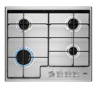 AEG HGX6400SM - Stainless steel 4 Zone Gas Hob