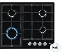 AEG HGX64200SB - Black 4 Zone Gas Hob