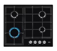 AEG HGX64200SB 59cm Gas Hob - Black, Black