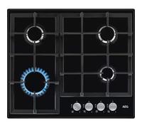 AEG HGX64200SB - Black 4 Zone Gas Hob