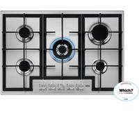 AEG HGX75400SM 75cm 5 Burner Gas Hob, Stainless Steel