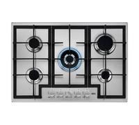 AEG HGX75400SM 75cm Series 3000 5 Burner Gas Hob - STAINLESS STEEL