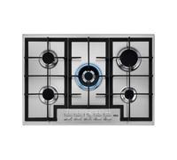 Aeg HGX75400SM 75cm wide 5 burner gas hob