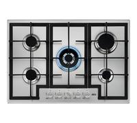 AEG HGX75400SM - Stainless steel 5 Zone Gas Hob