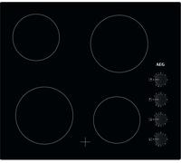 AEG HK614000CB 59 cm Electric Ceramic Hob - Black, Black
