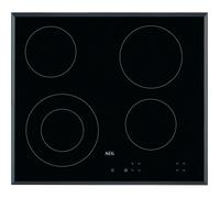 AEG Competence HK624010FB 59cm Ceramic Hob - Black, Black