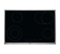 AEG HK834060XB 77cm Series 3000 4 Zone Ceramic Hob - STAINLESS STEEL