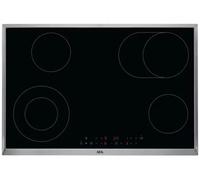 AEG HK834060XB 77cm Ceramic Hob - Black, Black