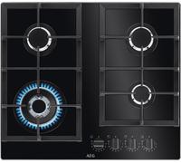 AEG HKB64420NB 59cm Gas Hob - Black, Black