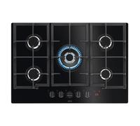 AEG HKB75450NB 74cm 5 Burner Gas-on-Glass Hob - Black