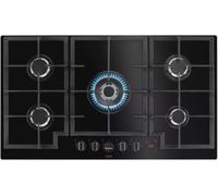 AEG 8000 Flamelight HKB95450NB 88cm Gas Hob - Black, Black