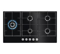 AEG HKB95820NB 86cm Gas Hob Black Glass, 5