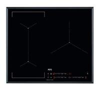 AEG IAE63421FB Flexible induction hob 60 cm, Beveled, Extra flat 3 zones, Sliding touch control, Dual zone bridge function, Cooking assistant, Fast heating, Automatic connection system