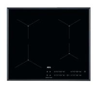 AEG 7000 Series Induction Hob, IAE64411F, 4 Cooking Zones, 60cm, Boil Sensor, Hob2Hood Function, Built-In Hob Timer, Assisted Cooking Sensors, Control Lock, Black