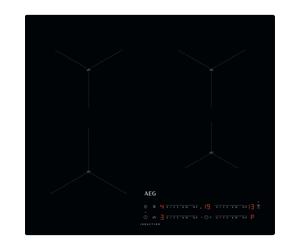 AEG IAX64411CB 600mm Induction Hob Touch Control SenseBoil Black