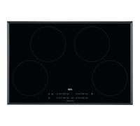 AEG IKB84401FB 78cm Series 3000 4 Zone Hob2Hood Bevelled Induction Hob - BLACK