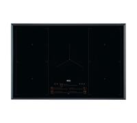 AEG IKS8575XFB 78cm Series 6000 5 Zone Hob2Hood MaxiSense Induction Hob - BLACK