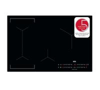 AEG Induction Hob IKX84443CB, 80 cm, 4 Zones, Black | 80 cm width, 4 cooking zones, power boost, child lock, Black