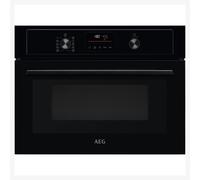 AEG KMX365060B Series 8000 60cm Built In Combi Microwave For Tall Housing - BLACK