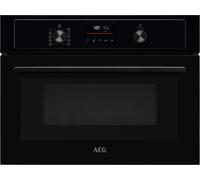 AEG KMX365060B Series 8000 60cm Built In Combi Microwave For Tall Housing - BLACK